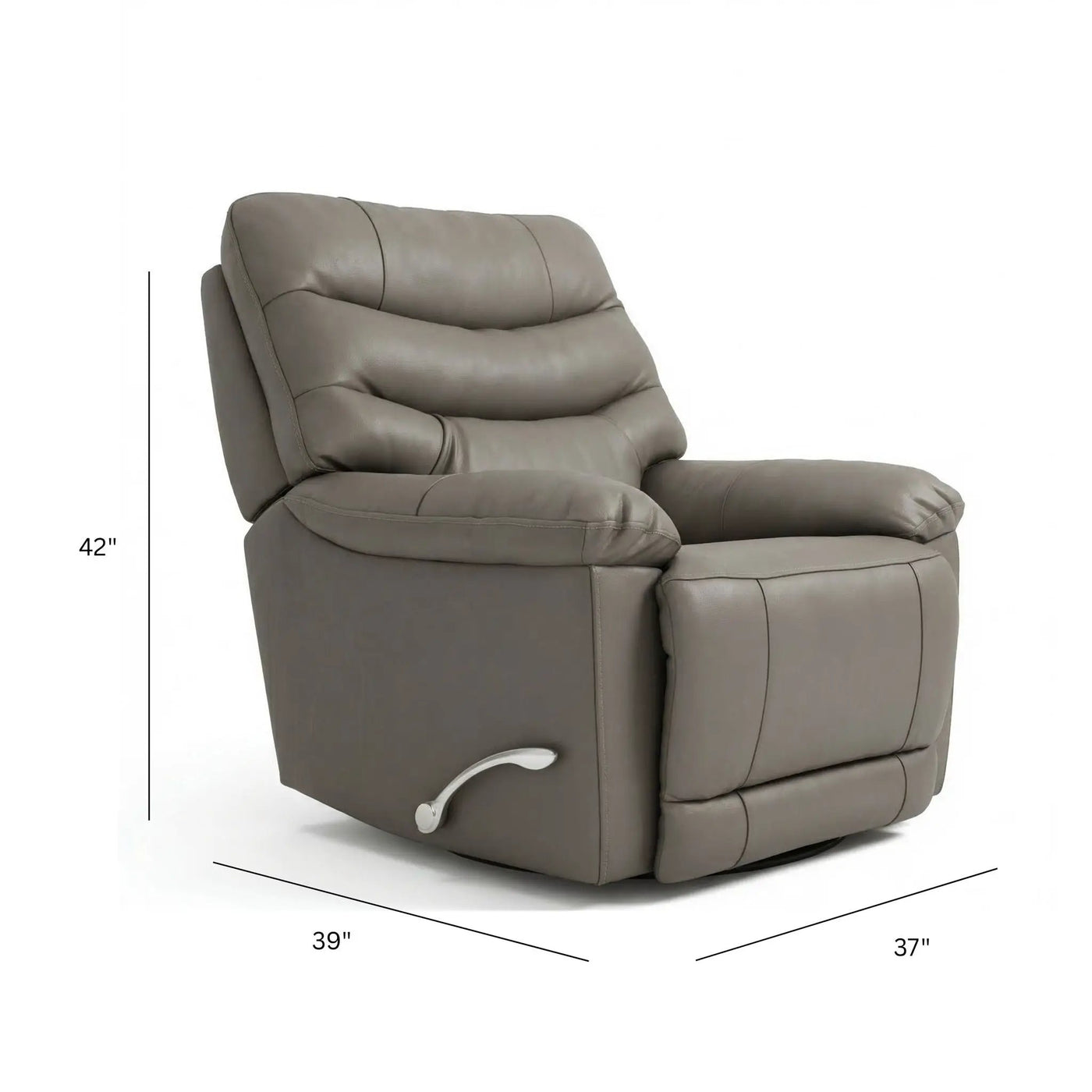 Oslo Antelope - Swivel Glider Recliner With Manual Footrest by HouseOfZazla