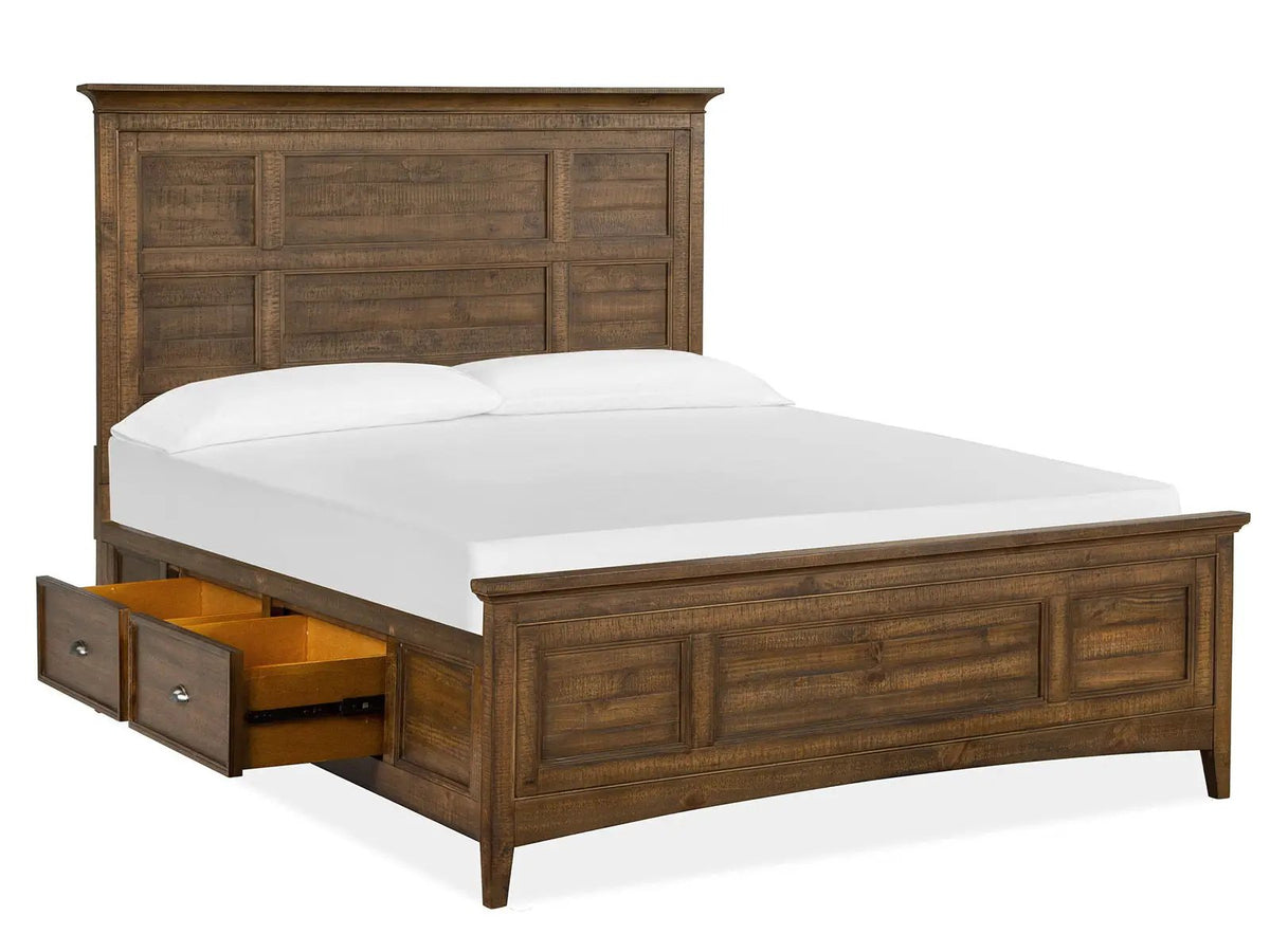 Bay Creek - Complete Panel Bed With Storage Rails, photo 7 of 7