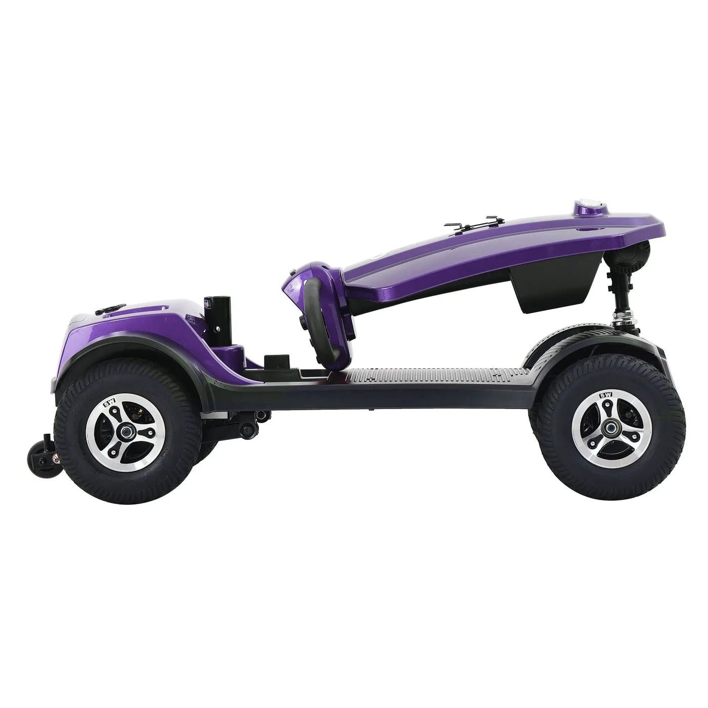 Max Plus - 4 Wheels Outdoor Compact Mobility Scooter With 2 Pieces X 20Ah Lead Acid Battery, 16 Miles, Cup Holders & USB Charger Port by HouseOfZazla