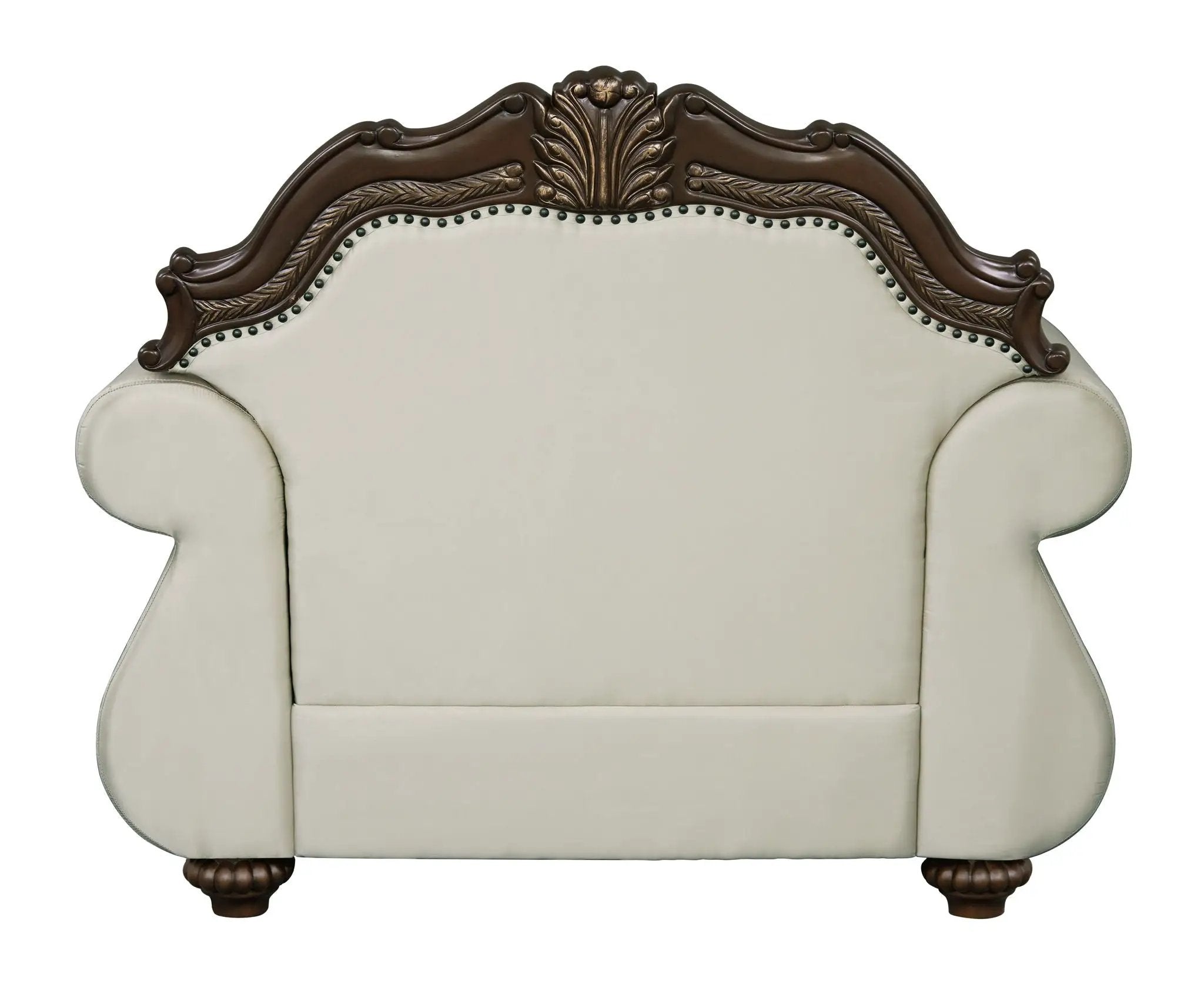 Pierce Chair With Pillow - Beige / Cherry by HouseOfZazla