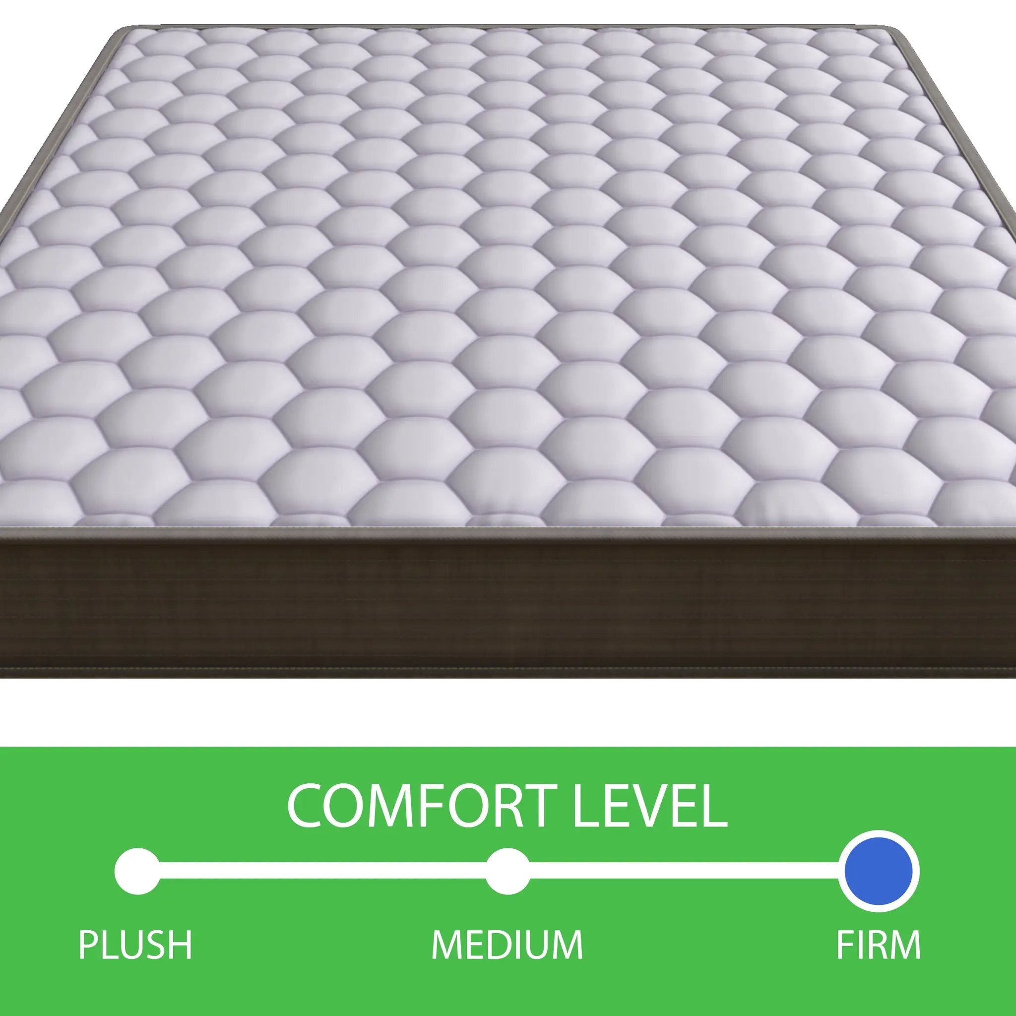 6 Inch Soft-Medium Firmness Pocket Spring Mattress - Twin Size by HouseOfZazla