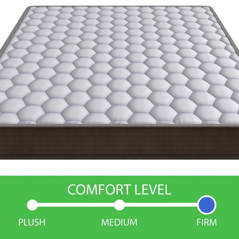 6 Inch Soft-Medium Firmness Pocket Spring Mattress - Twin Size by HouseOfZazla