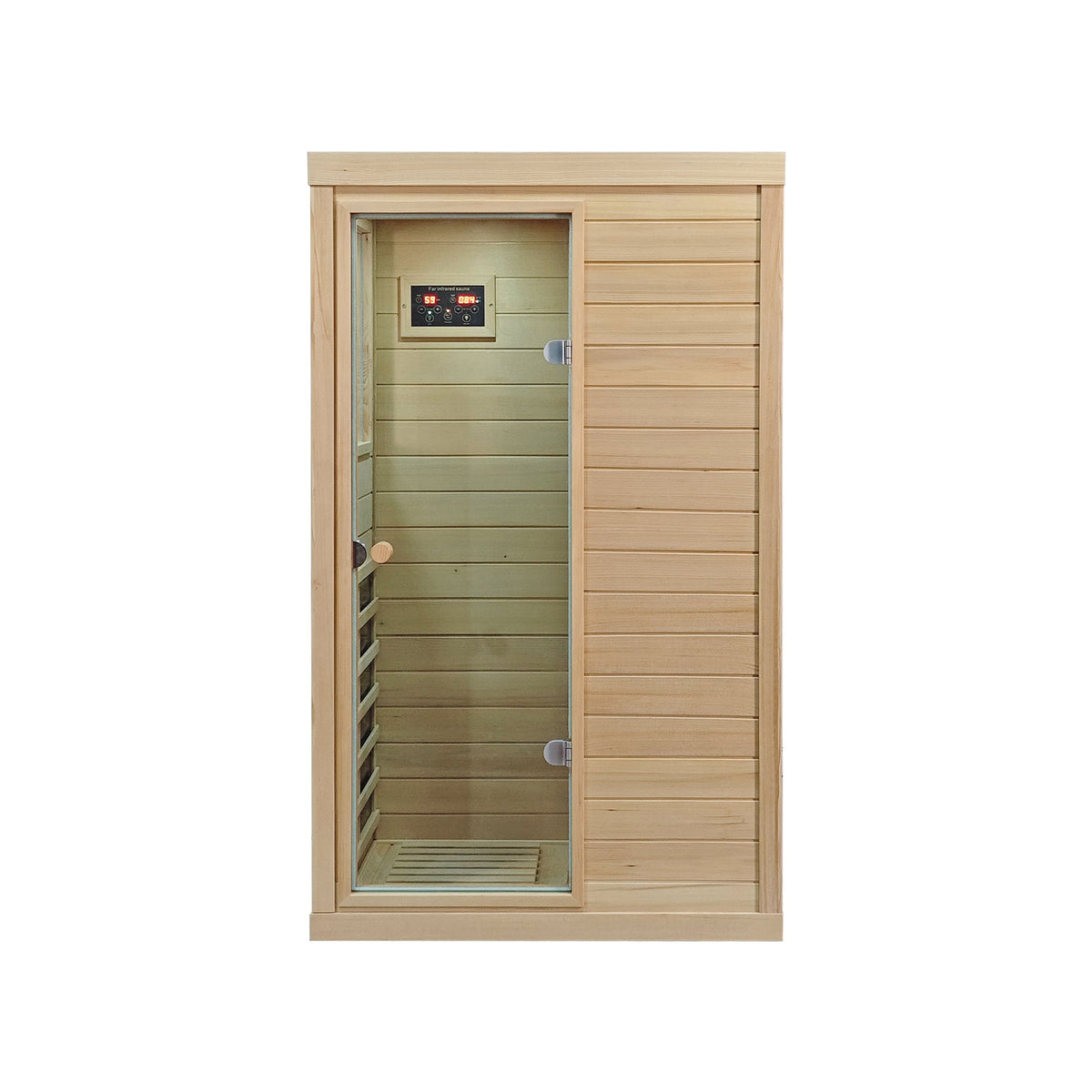 Canadian Hemlock One Person Far Infrared Sauna Room, photo 5 of 6