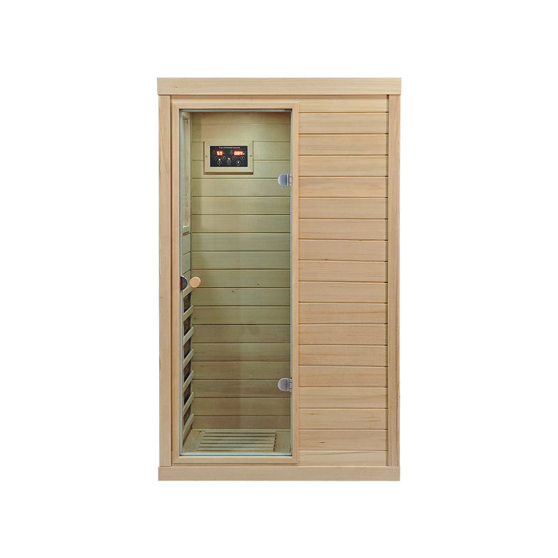 Canadian Hemlock One Person Far Infrared Sauna Room, photo 5 of 6