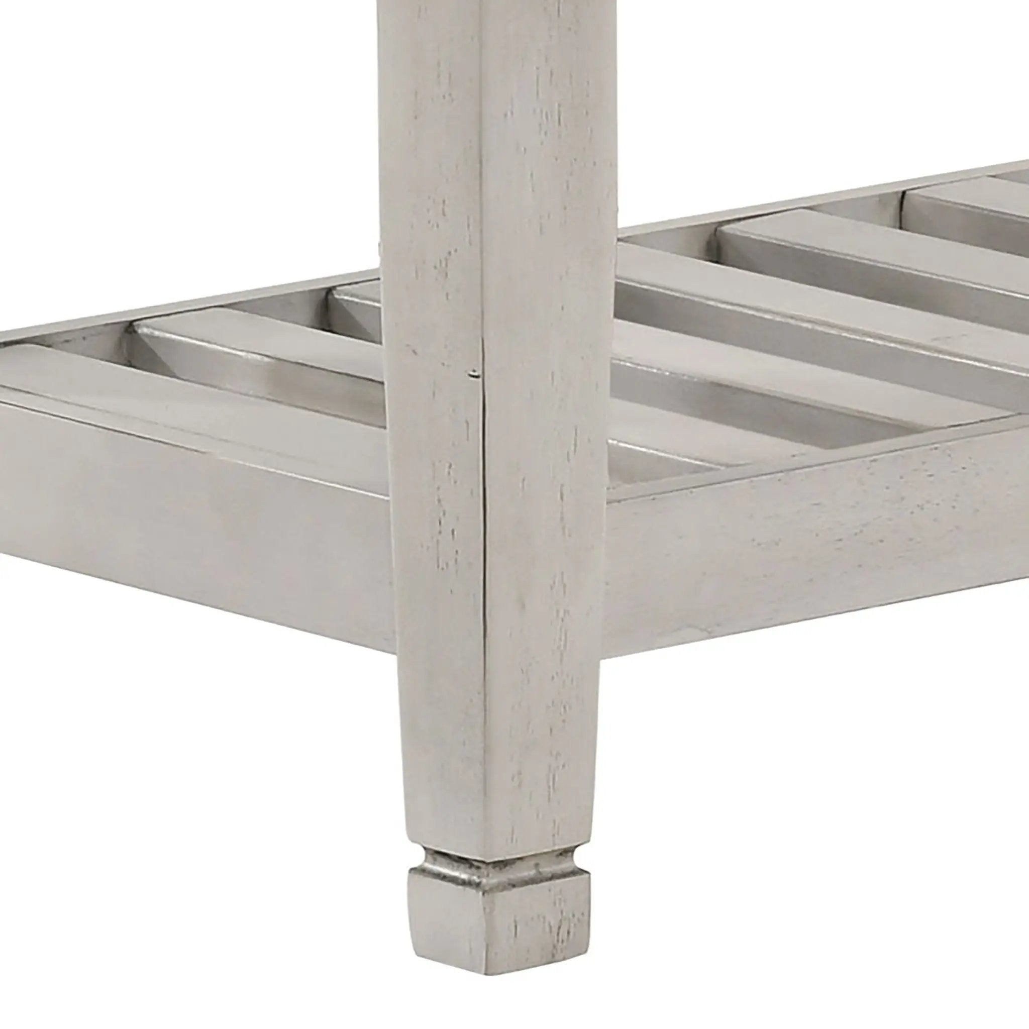 Bench With Upholstery Design - Ivory by HouseOfZazla