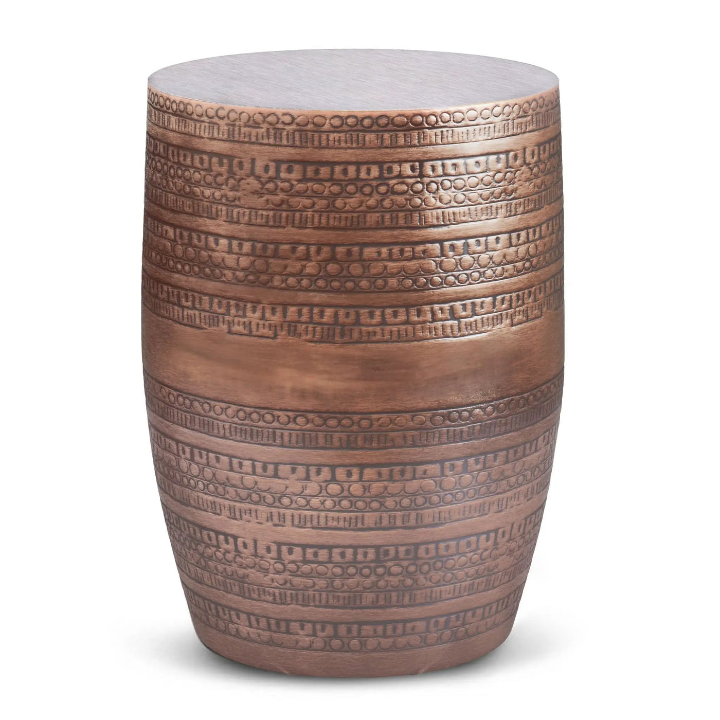 Johnsen - Handcrafted Large Metal Accent Table by HouseOfZazla