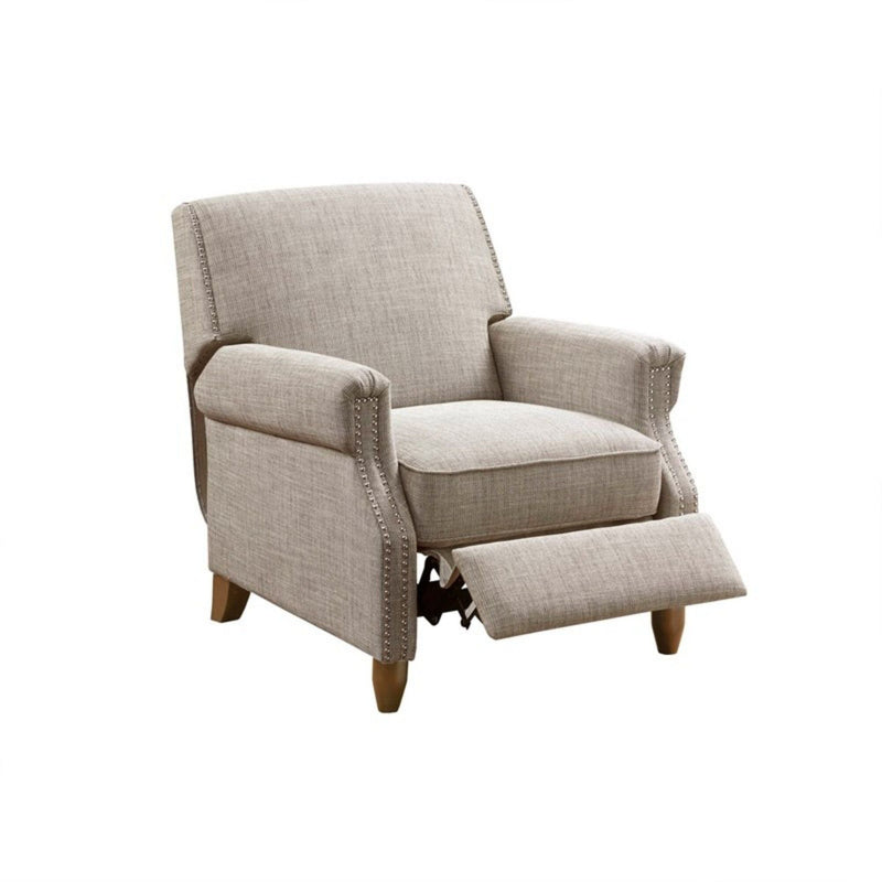 Julian - Push Back Recliner With Reclining Function - Sand by HouseOfZazla