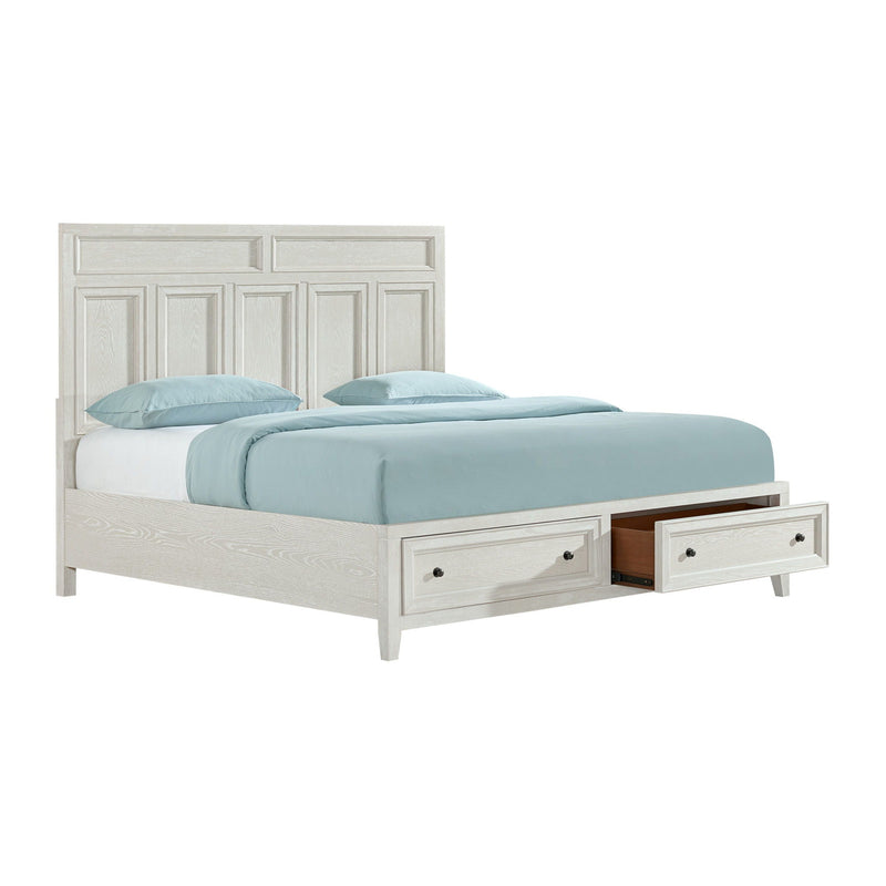Storage Bed With Panel Headboard And Spacious Footboard Drawers by HouseOfZazla
