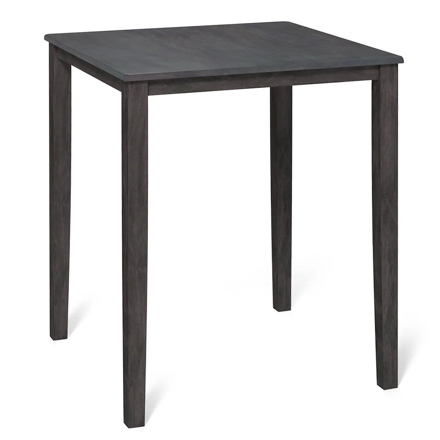 Square Dining Table with Solid Wood Frame for 4-Person by DirectDeals