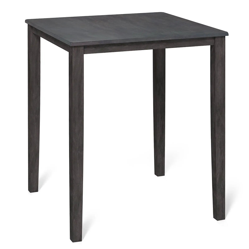 Square Dining Table with Solid Wood Frame for 4-Person by DirectDeals