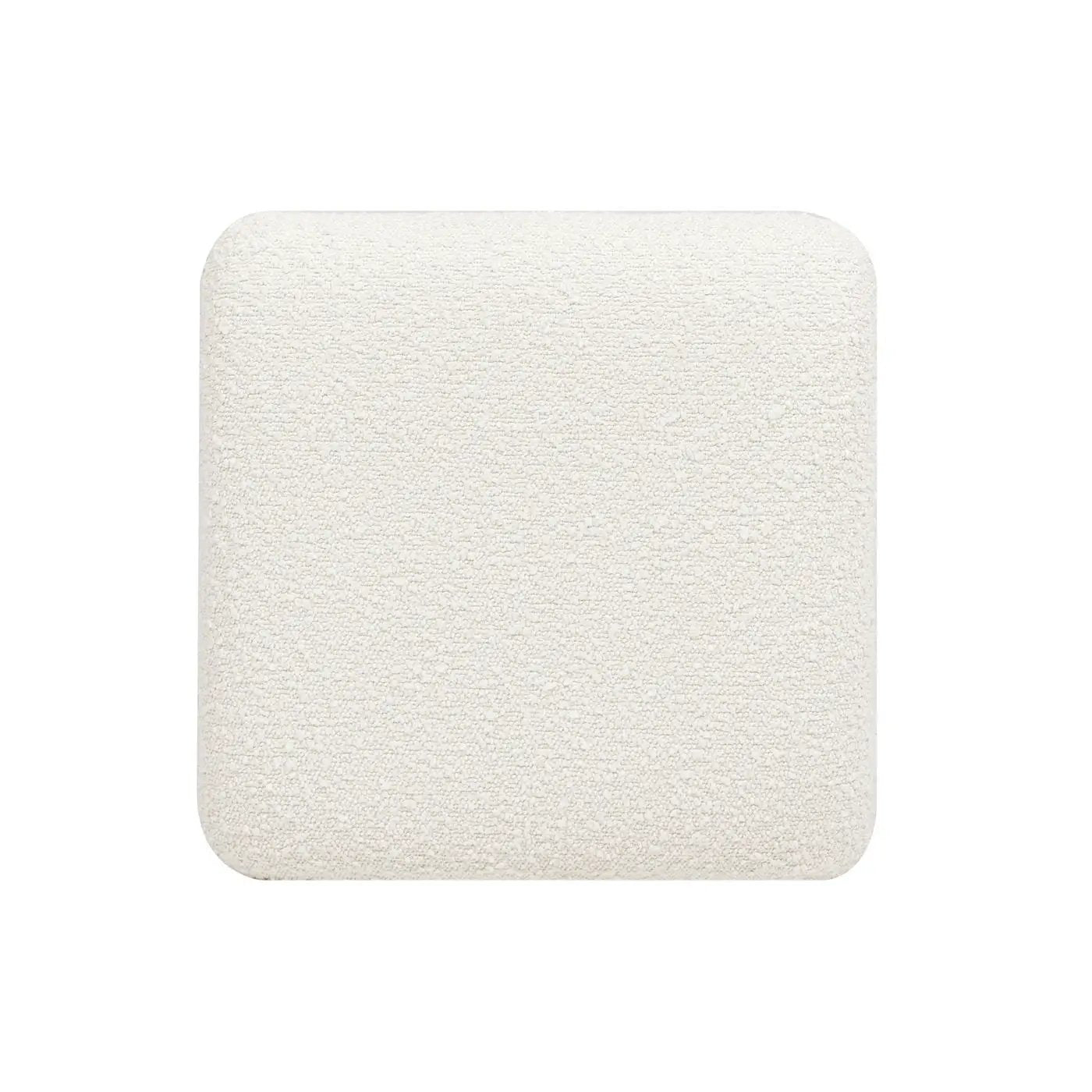 Lucia - Backless Upholstered Counter Stool With Frame - Ivory White by Unique Piece Furniture