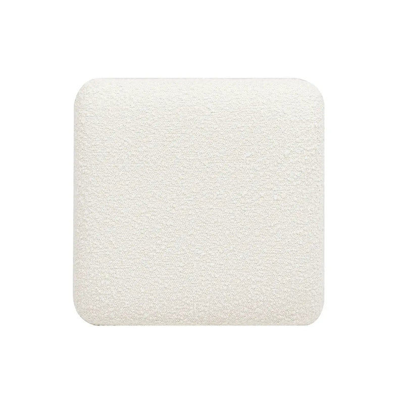 Lucia - Backless Upholstered Counter Stool With Frame - Ivory White by Unique Piece Furniture