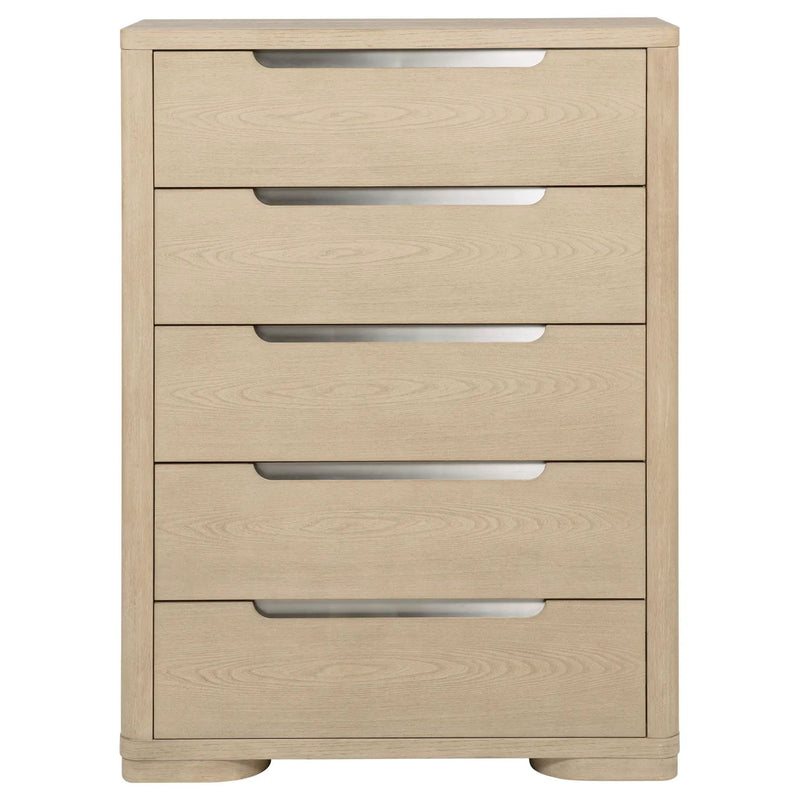 Ladera 5-drawer Bedroom Chest of Drawers Light Elm by Unique Piece Furniture