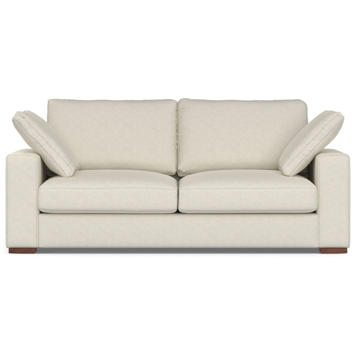 Charlie Deep Seater Sofa with Eco-Friendly Fabric - Beige or Dark Gray