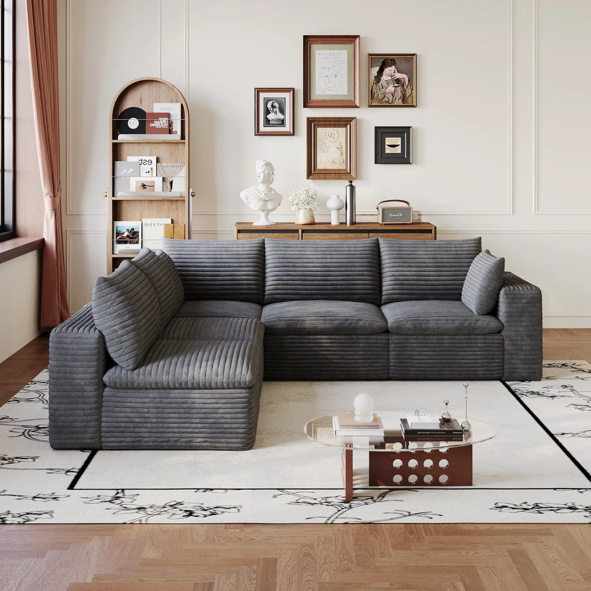 Cloud Sofa - Modular Design with Removable Cushions by HouseOfZazla