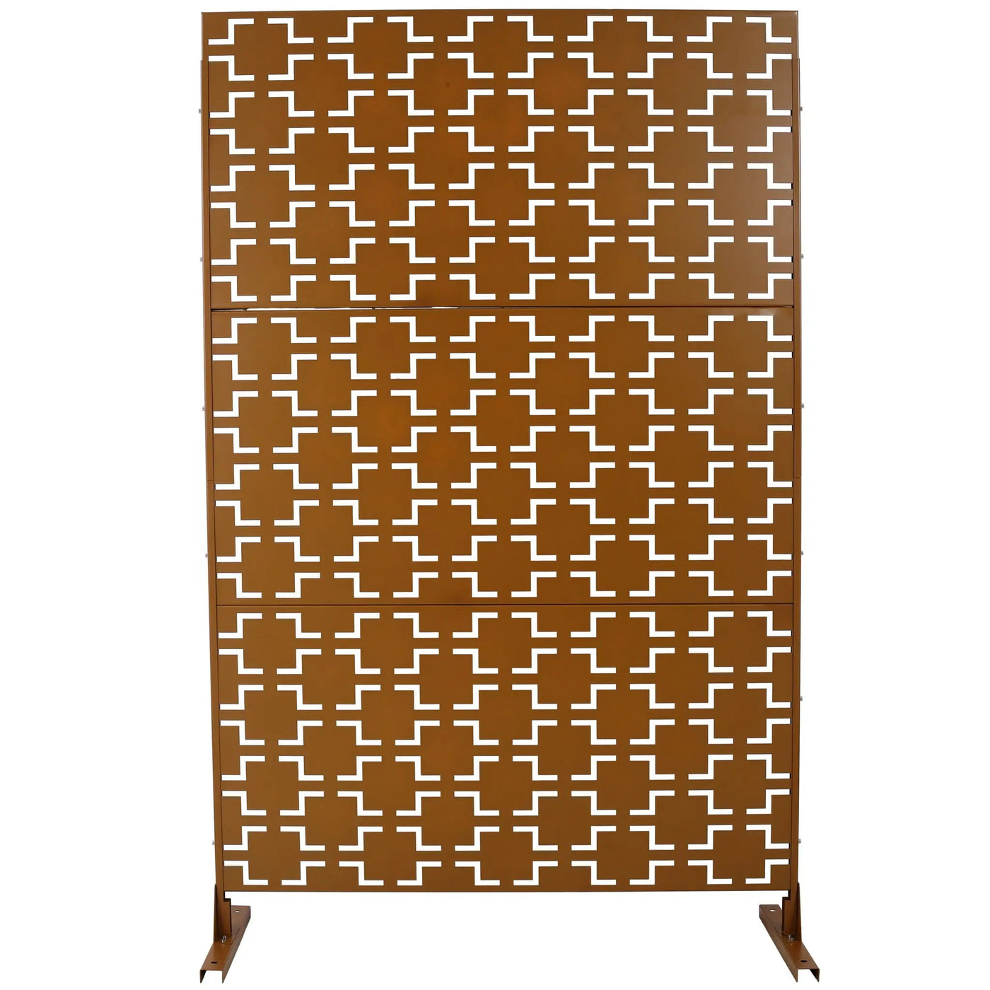 Outdoor & Indoor Metal Privacy Freestanding Decorative Screen by HouseOfZazla