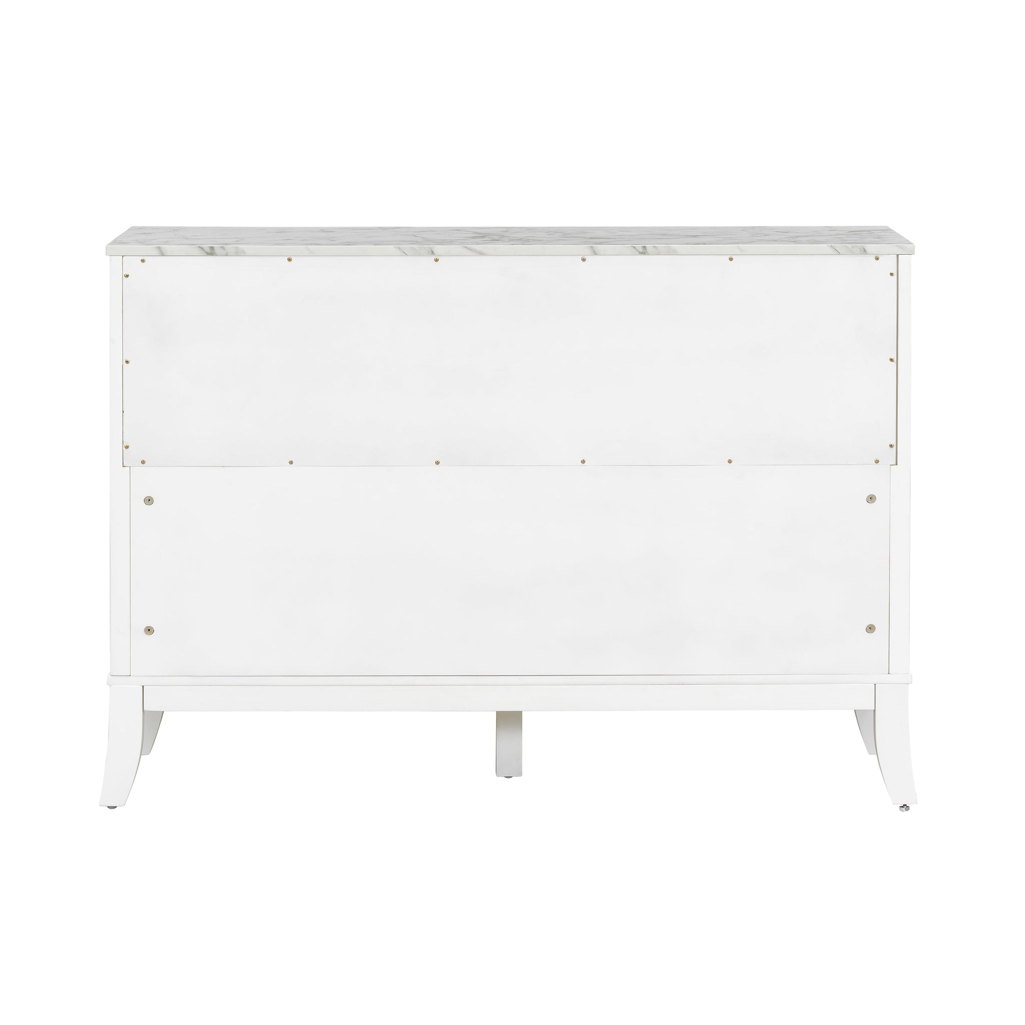 Storage Cabinet 3 Doors Stylish Style White by HouseOfZazla