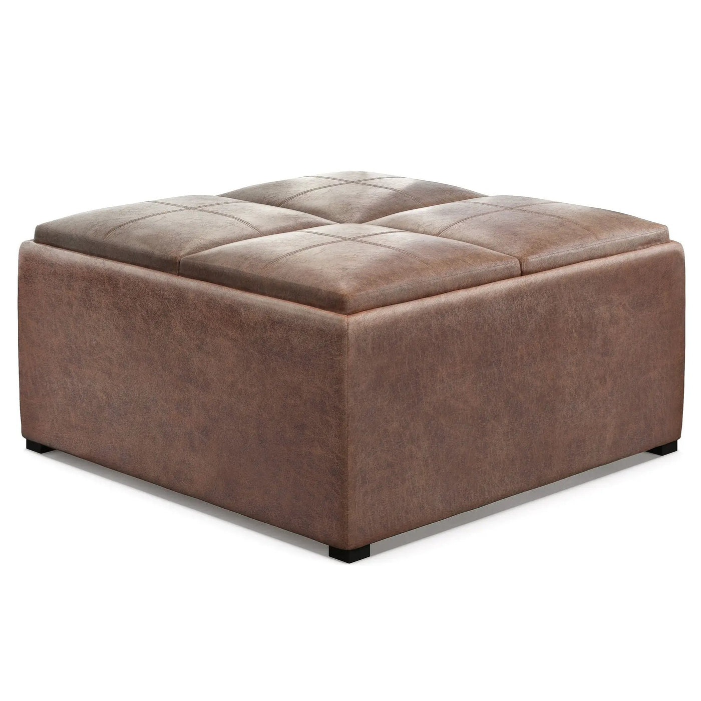 Avalon - Square Coffee Table, Storage Ottoman by HouseOfZazla