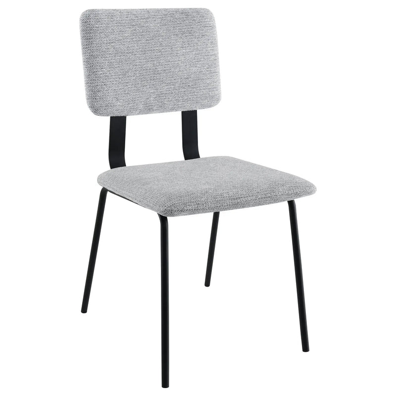 Valley - Upholstered Dining Side Chair (Set of 2) - Gray by HouseOfZazla