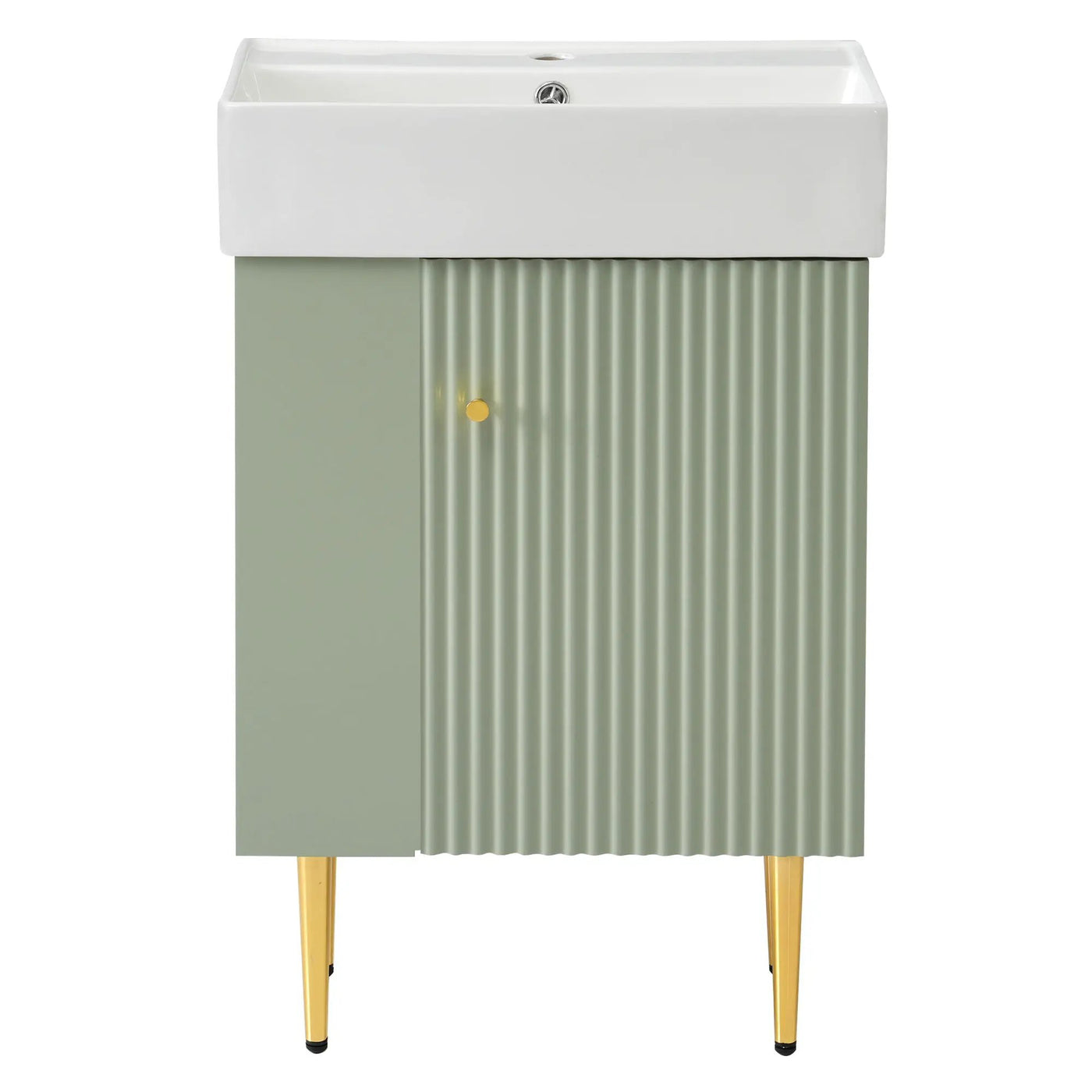 Bathroom Vanity, Combo Cabinet, Bathroom Storage Cabinet, Single Ceramic Sink by HouseOfZazla