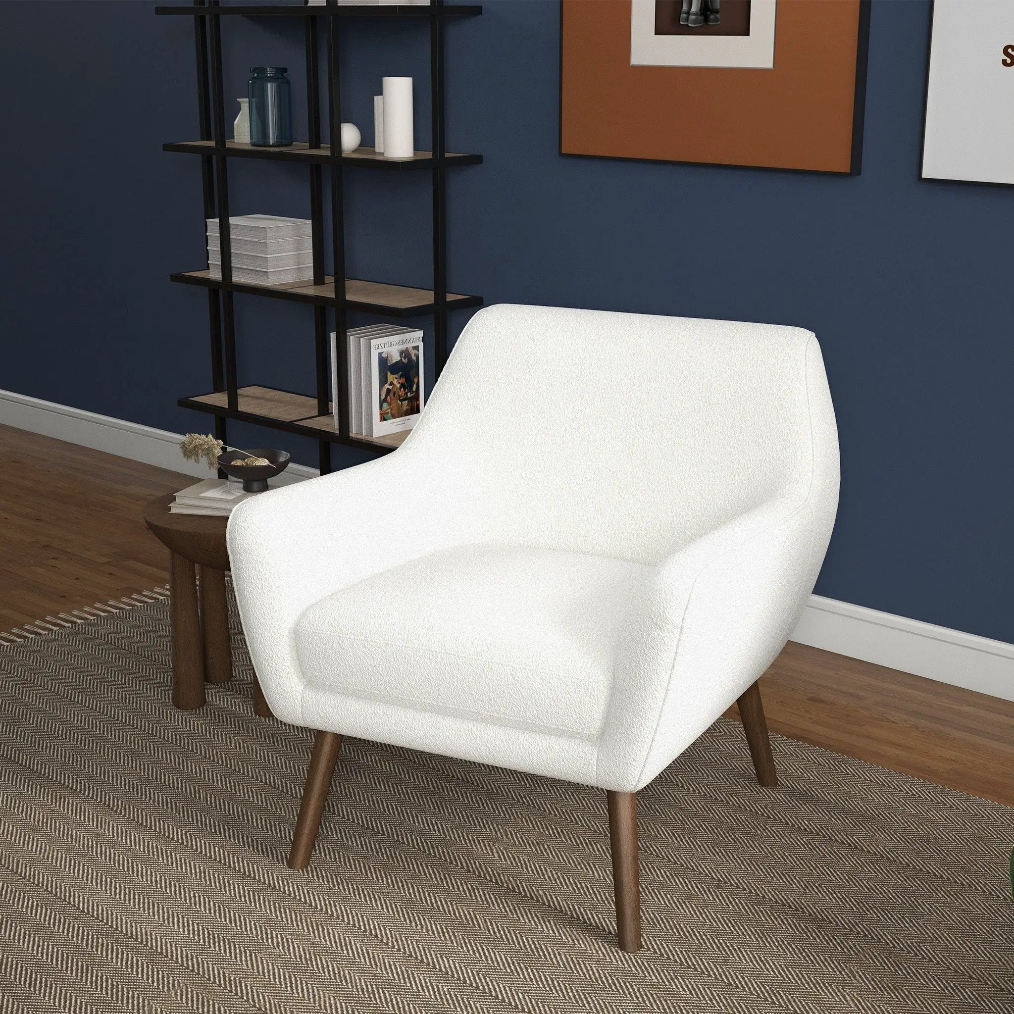 Panom - Lounge Chair - Brown / White by HouseOfZazla