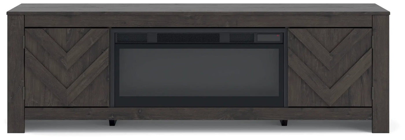 Cayboni - LG TV Stand With Fireplace Option by Unique Piece Furniture