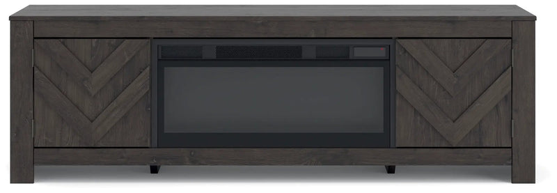 Cayboni - LG TV Stand With Fireplace Option by Unique Piece Furniture