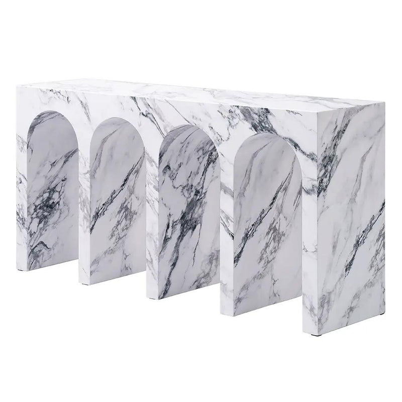 Fritzy - Console Table - Engineered Stone by Unique Piece Furniture