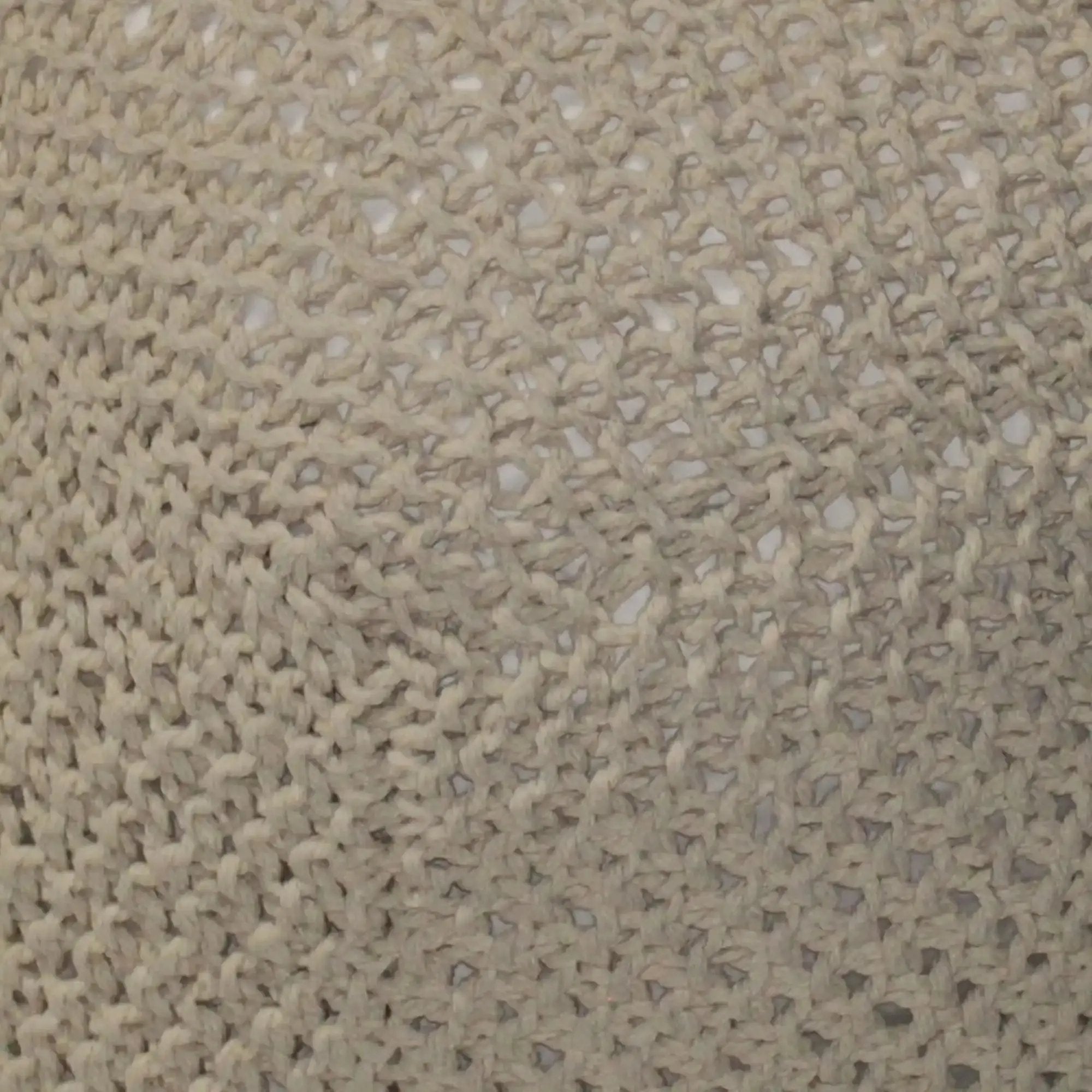 Semi Rounded Pouf Cable Knitted Perfect Seating by HouseOfZazla