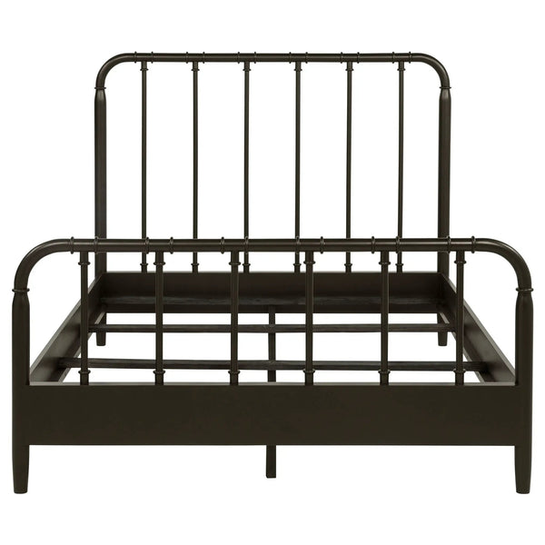 Rocco All Wood Water Pipe Open Frame Full Bed Dark Bronze