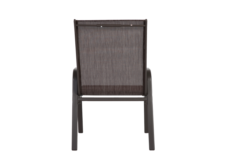 6 Piece Patio Chairs with High Backrest and Armrest - Brown by HouseOfZazla