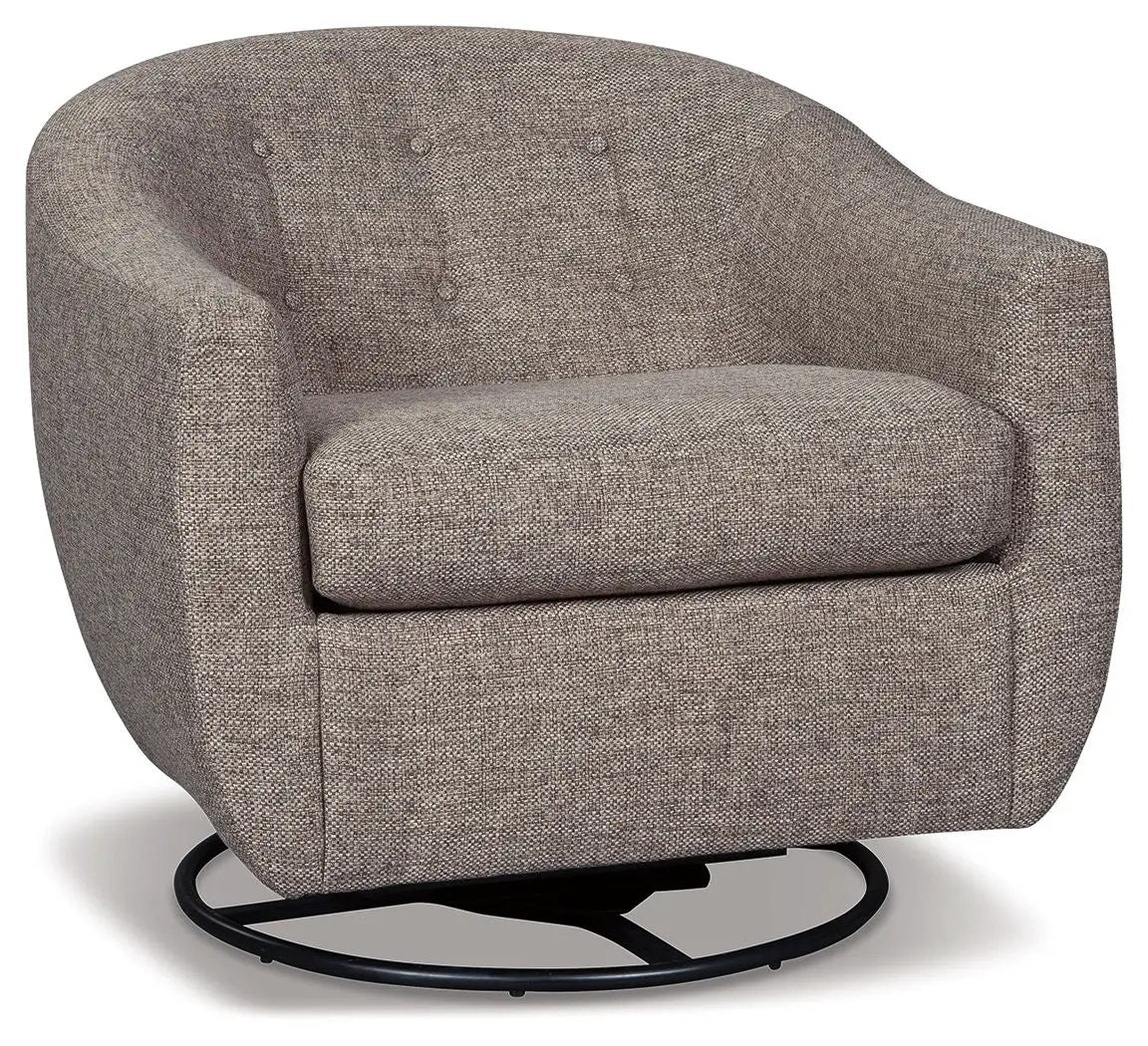 Upshur - Swivel Glider Accent Chair - Taupe by Unique Piece Furniture