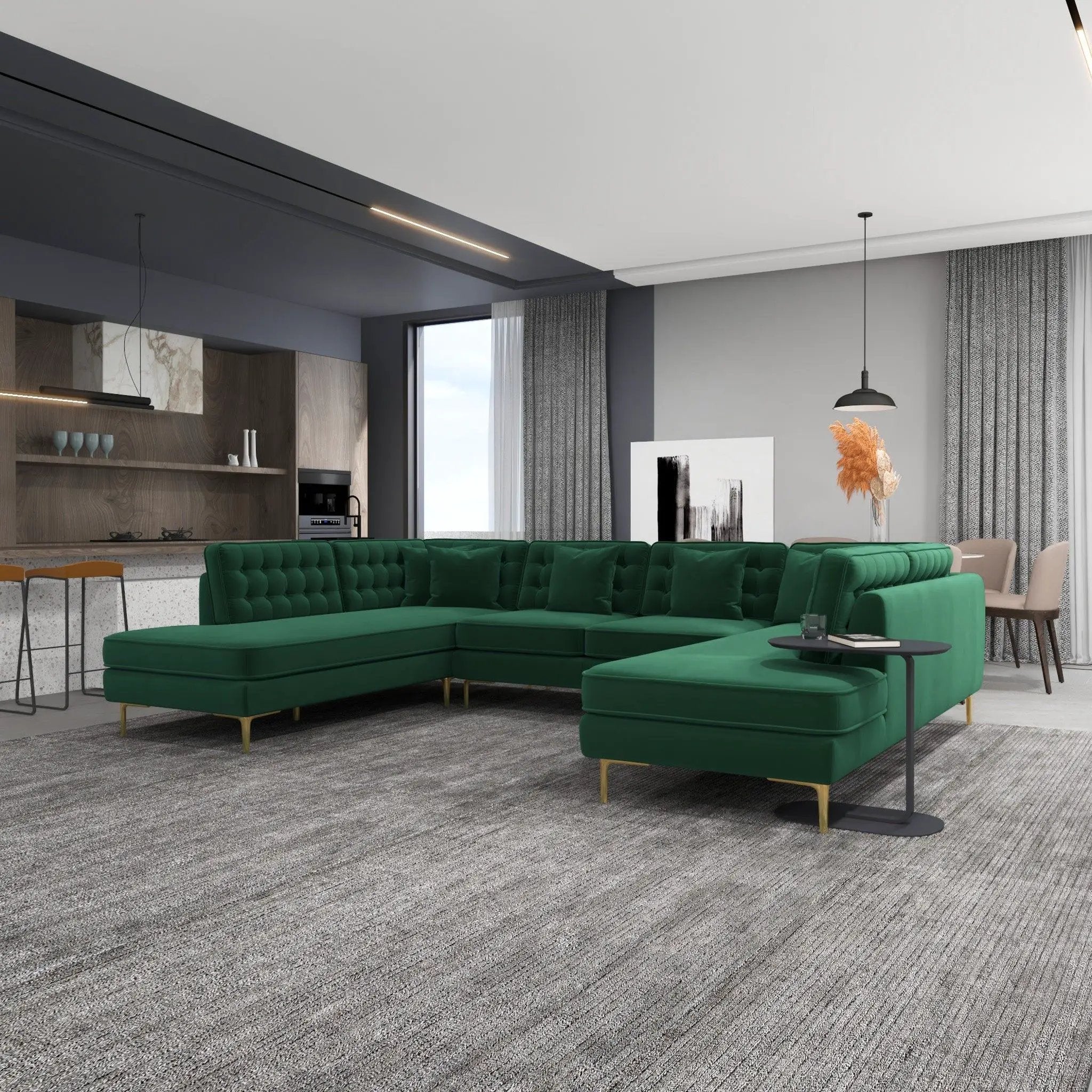 Brooke - Sectional Sofa by HouseOfZazla