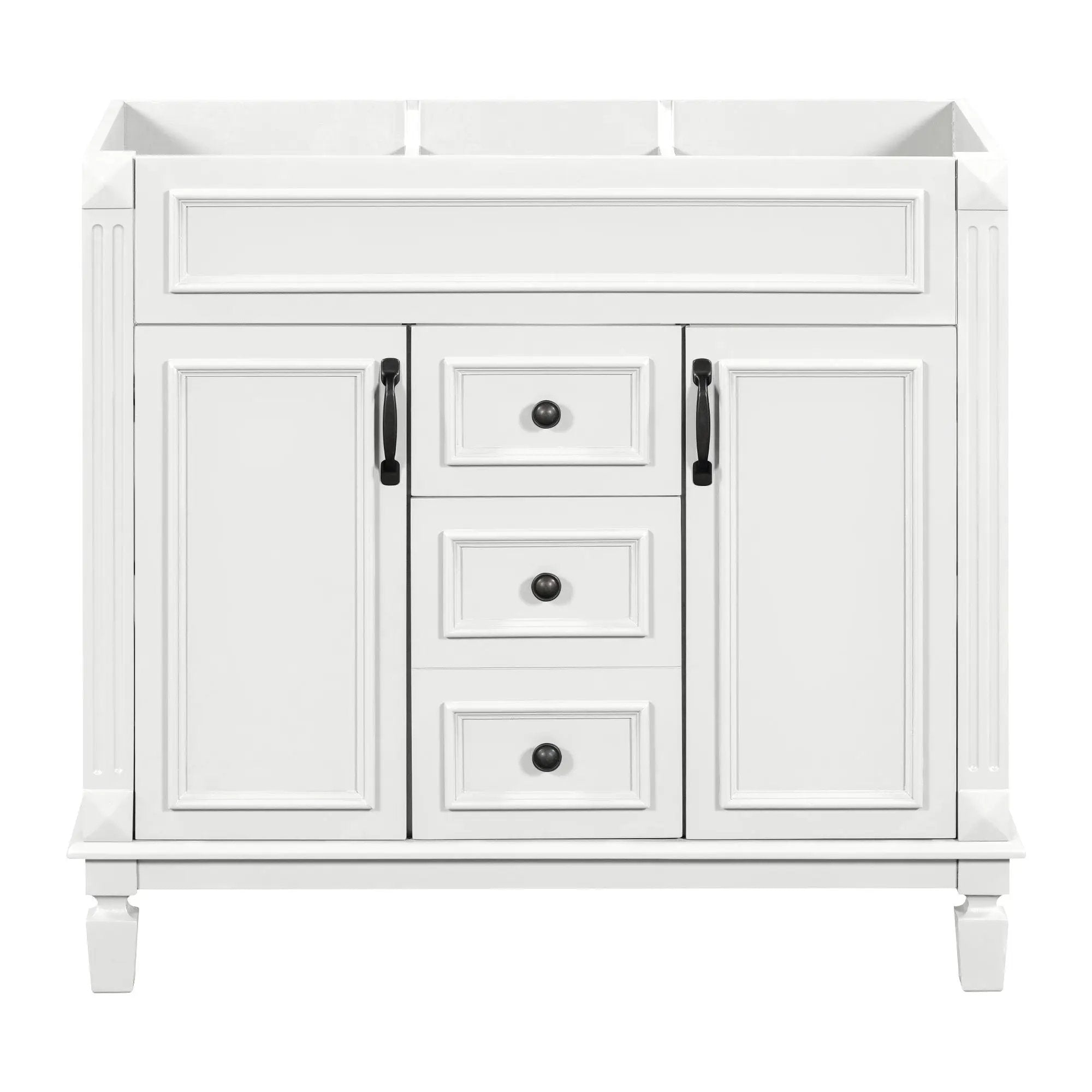 Bathroom Vanity Cabinet With 2 Soft Closing Doors And 2 Drawers by Unique Piece Furniture