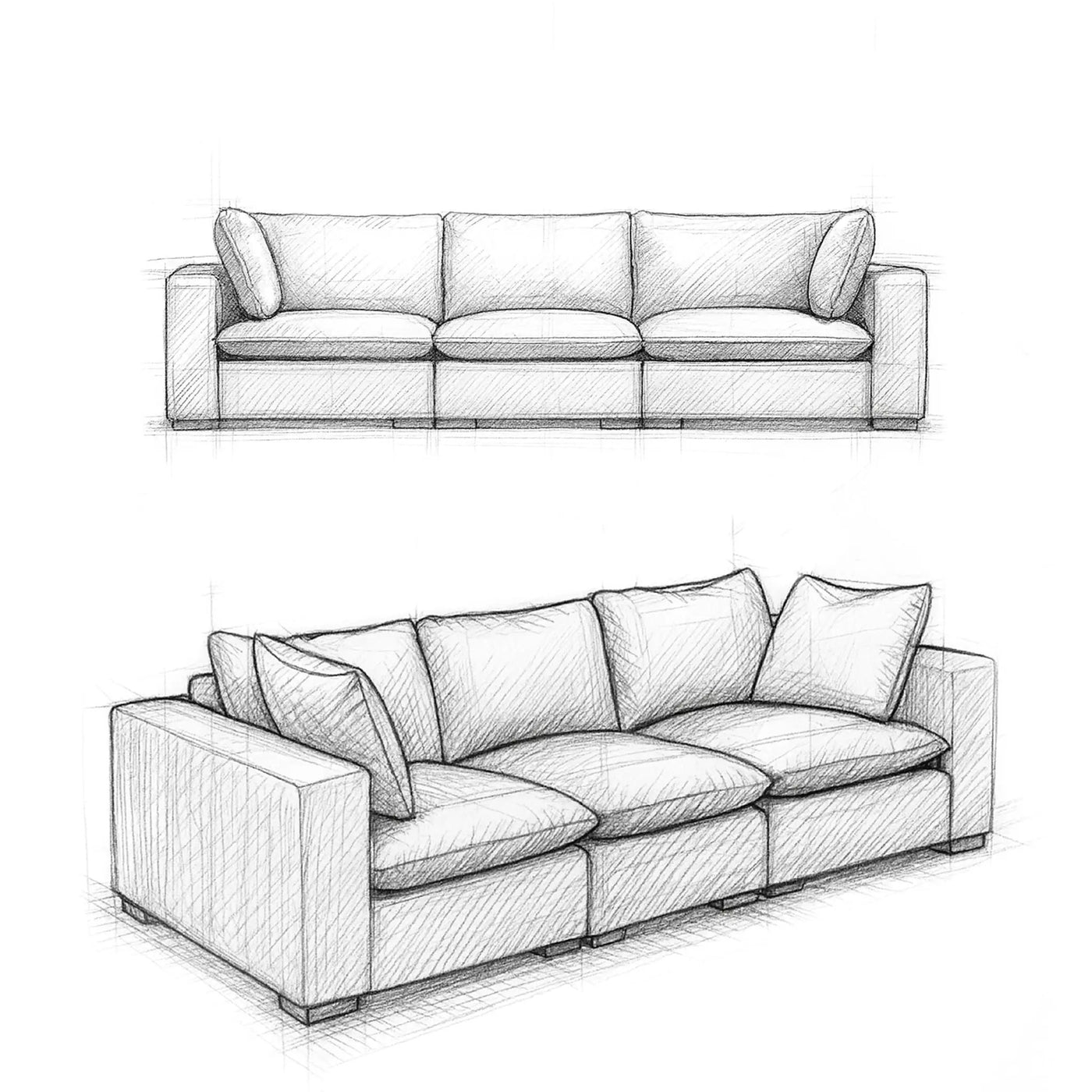 Jasmine - Handcrafted Sofa by HouseOfZazla