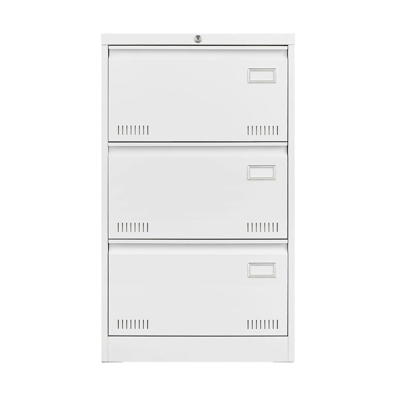 Filing Cabinet Lateral File Cabinet 3 Drawer, Locking Metal File Cabinets Three Drawer, Office Filing Cabinet With Lock Drawers For Home Office by HouseOfZazla
