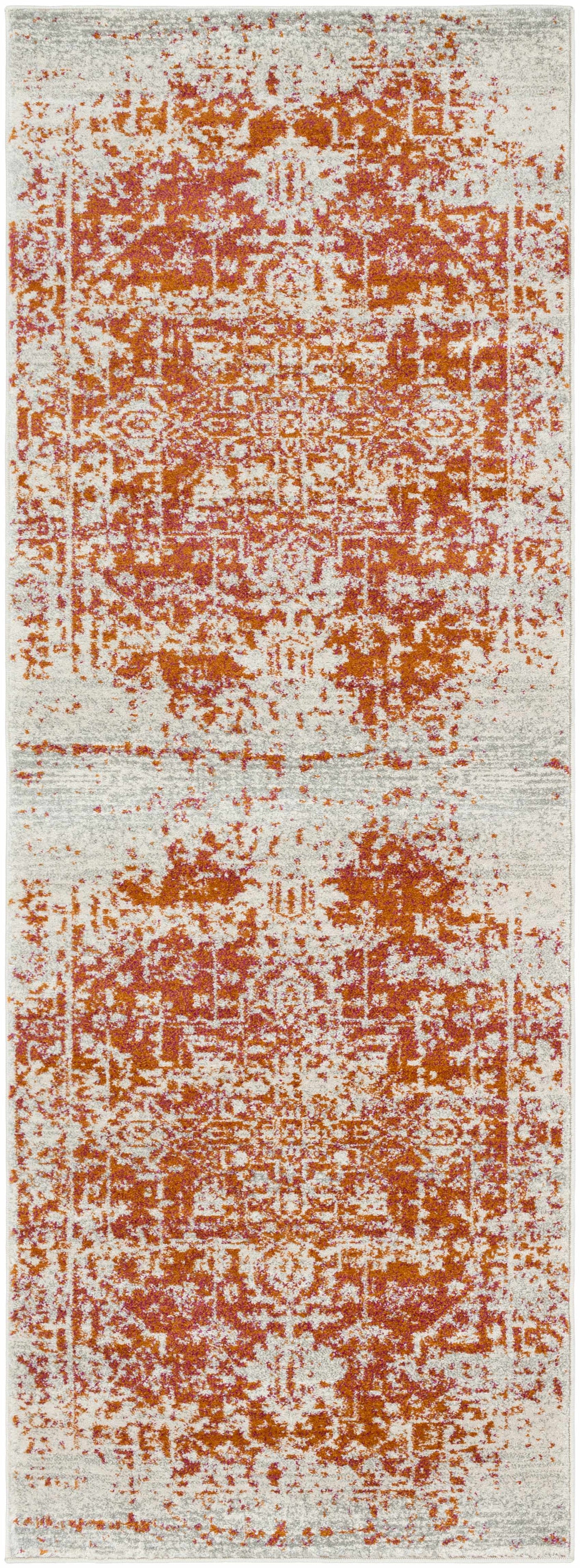 Fairmount Orange Area Rug - Clearance by Boutique Rugs