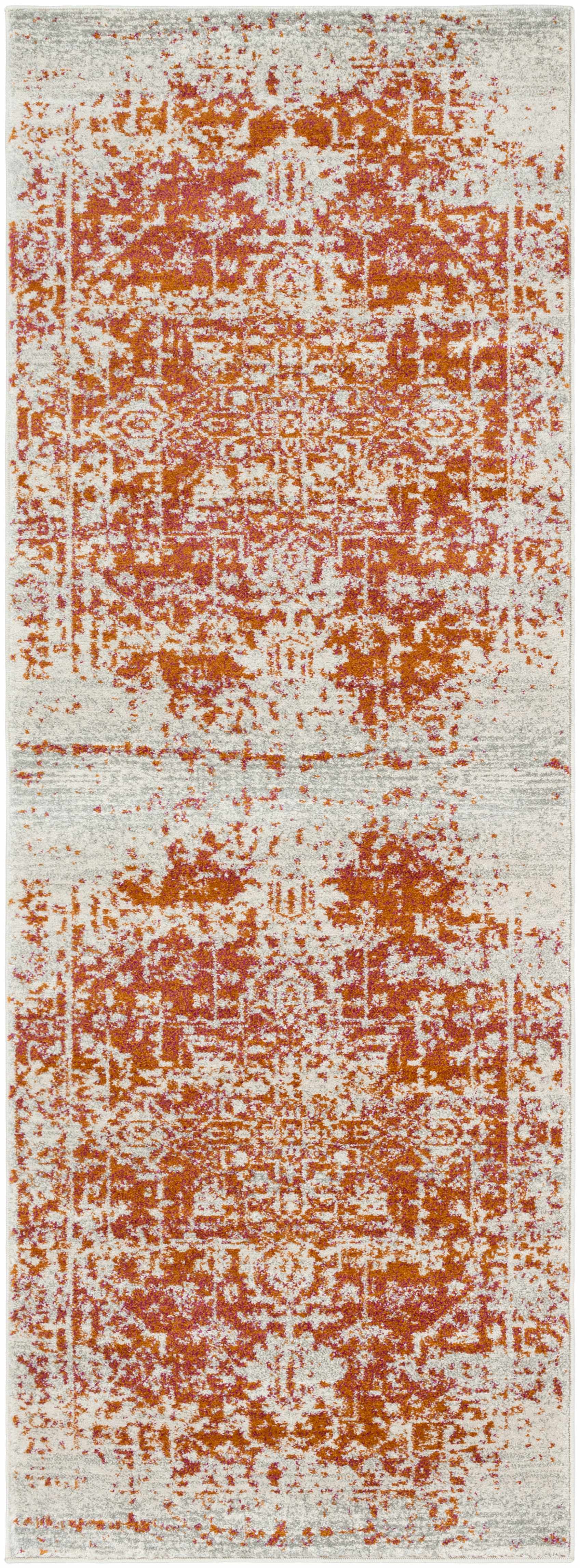 Fairmount Orange Area Rug - Clearance by Boutique Rugs