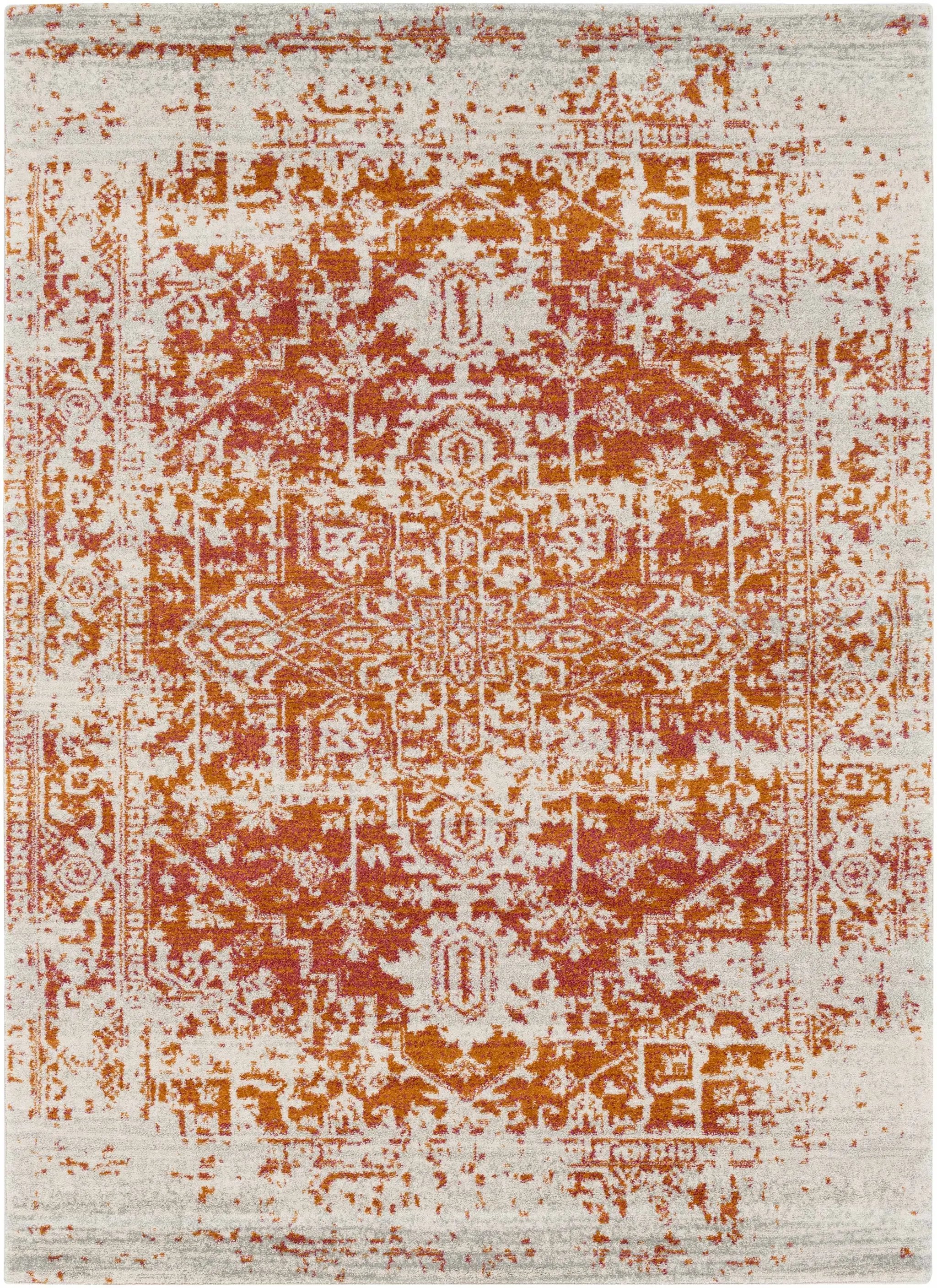 Fairmount Orange Area Rug - Clearance by Boutique Rugs