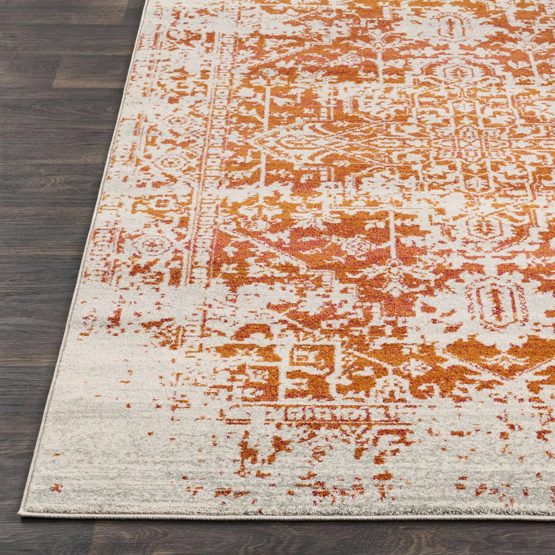 Fairmount Orange Area Rug - Clearance by Boutique Rugs