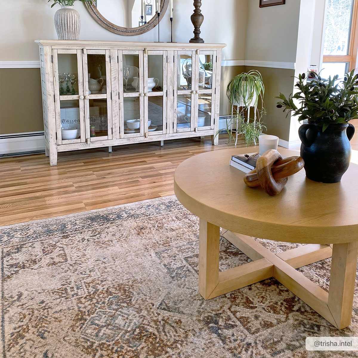 Heritage Style Flat Pile Washable Rug by Boutique Rugs