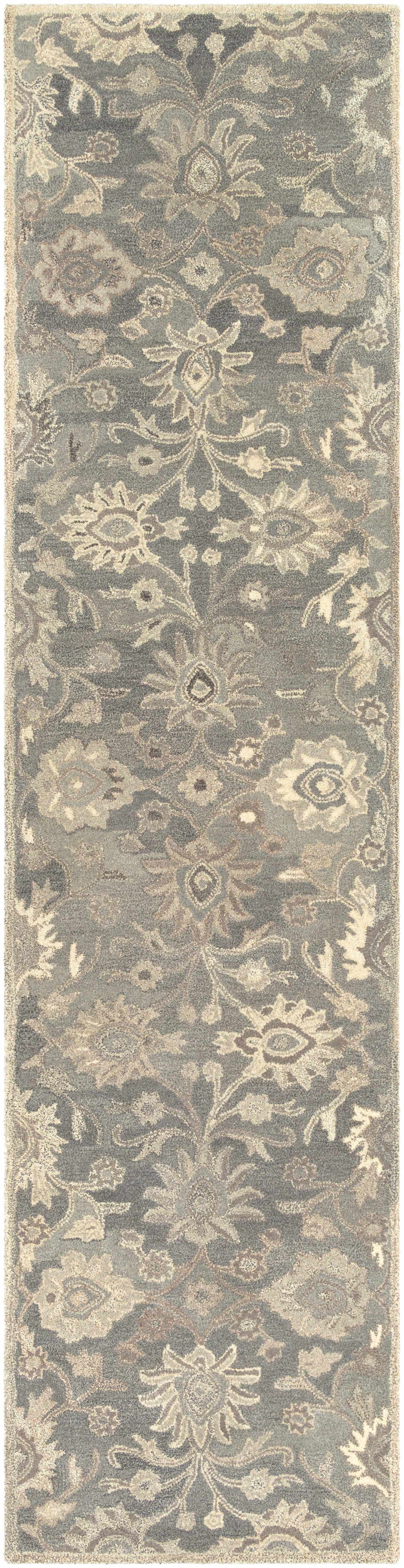 Conesus 1195 Hand Tufted Ivory & Taupe Wool Rug by Boutique Rugs