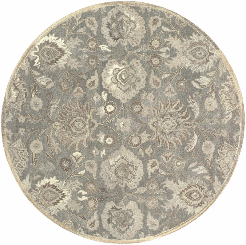 Conesus 1195 Hand Tufted Ivory & Taupe Wool Rug by Boutique Rugs