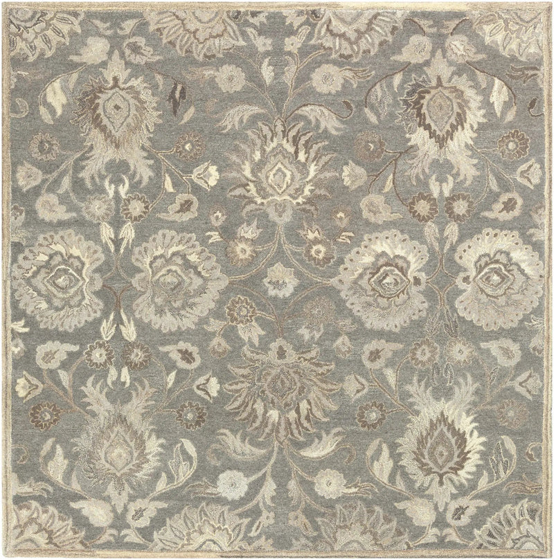 Conesus 1195 Hand Tufted Ivory & Taupe Wool Rug by Boutique Rugs