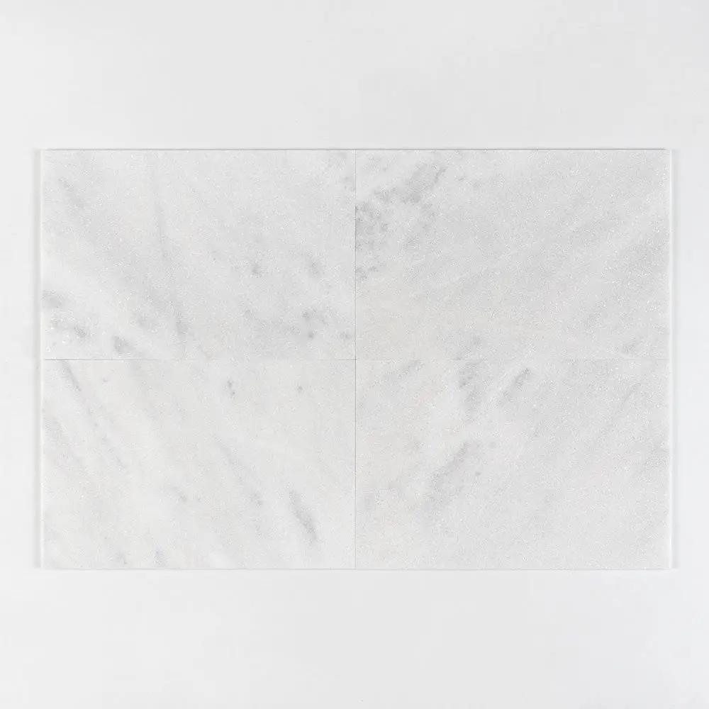 Fantasia Blanca Fine Textured Marble Tiles 16x24 closeup 2