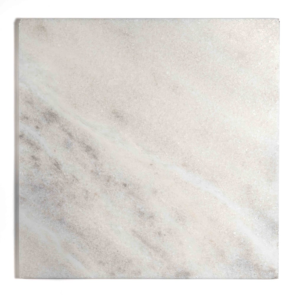 Fantasy White Honed Marble Tiles 18x18 Marble Honed 18x18 Tiles