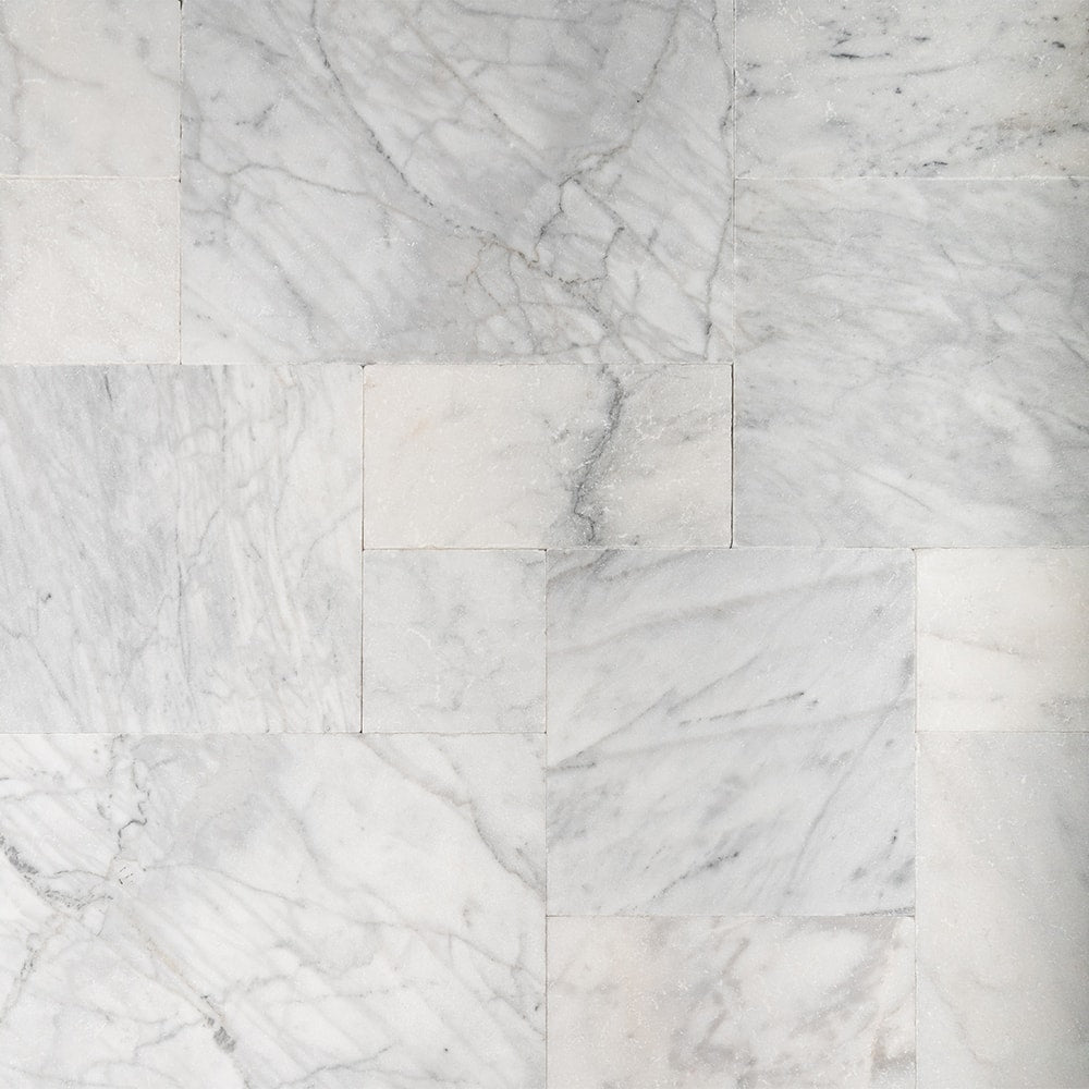 Fantasy White Tumbled French Pattern Marble Pavers Various Marble Tumbled Various Pavers