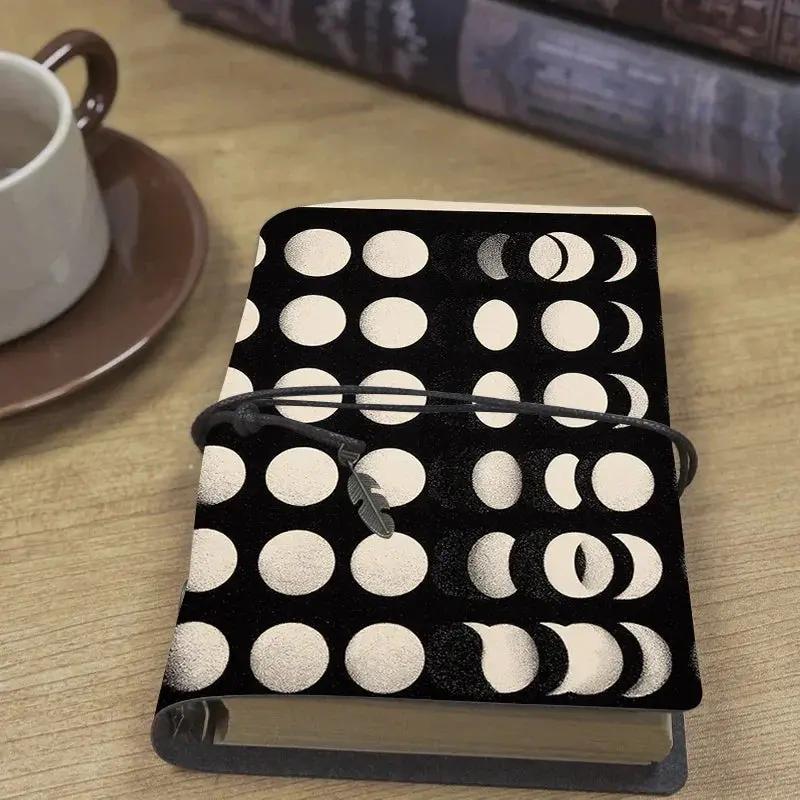 Fashionable Leather Notebook - Elegant Black Horse Design with Labeled Sections, 80 Sheets/160 Pages, Soft Cover & Perforated Pages, Compact & Portable Journal for Onboarding, Task Lists, Work Notes - Ideal New Job Gift for C by House Of Avana