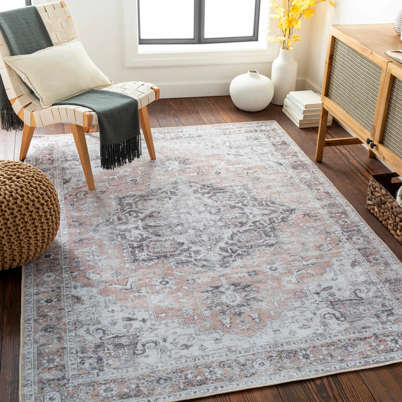 Fatih Tumble Dry Washable Rug by Boutique Rugs