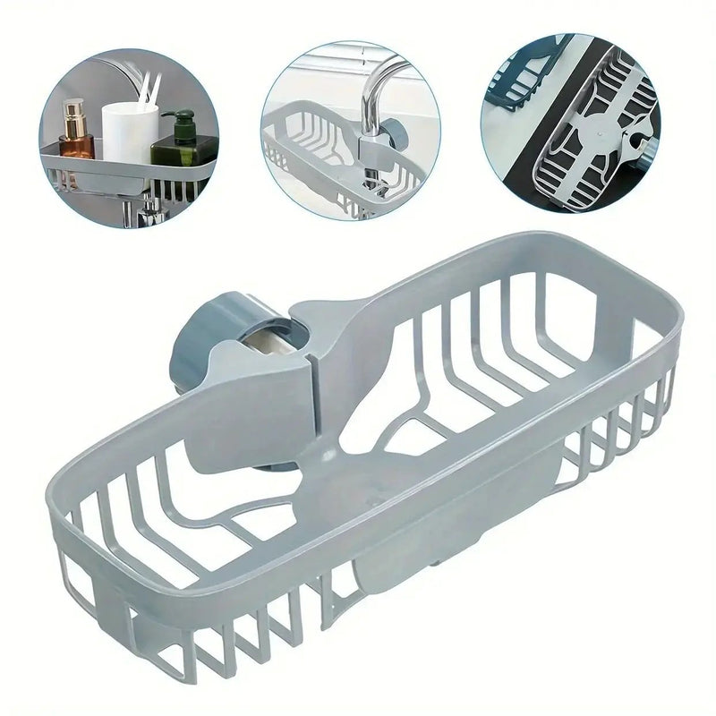Faucet Caddy - Plastic Sink Holder by House Of Avana